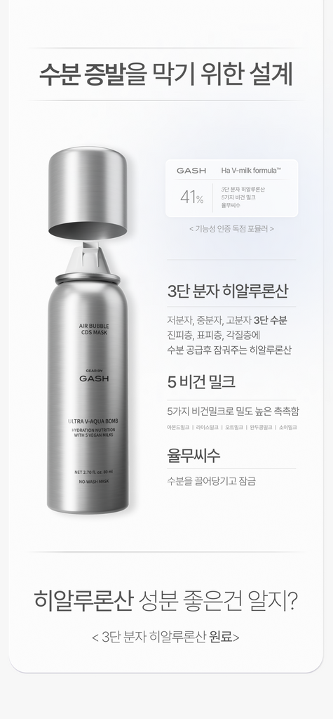 Gear by GASH Air Bubble CDS Mask Pack_ 공구구성