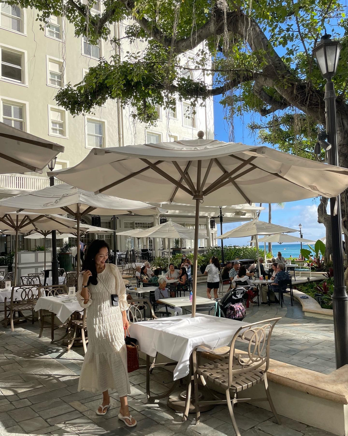 April Ruffle Long Sleeve Mermaid Dress