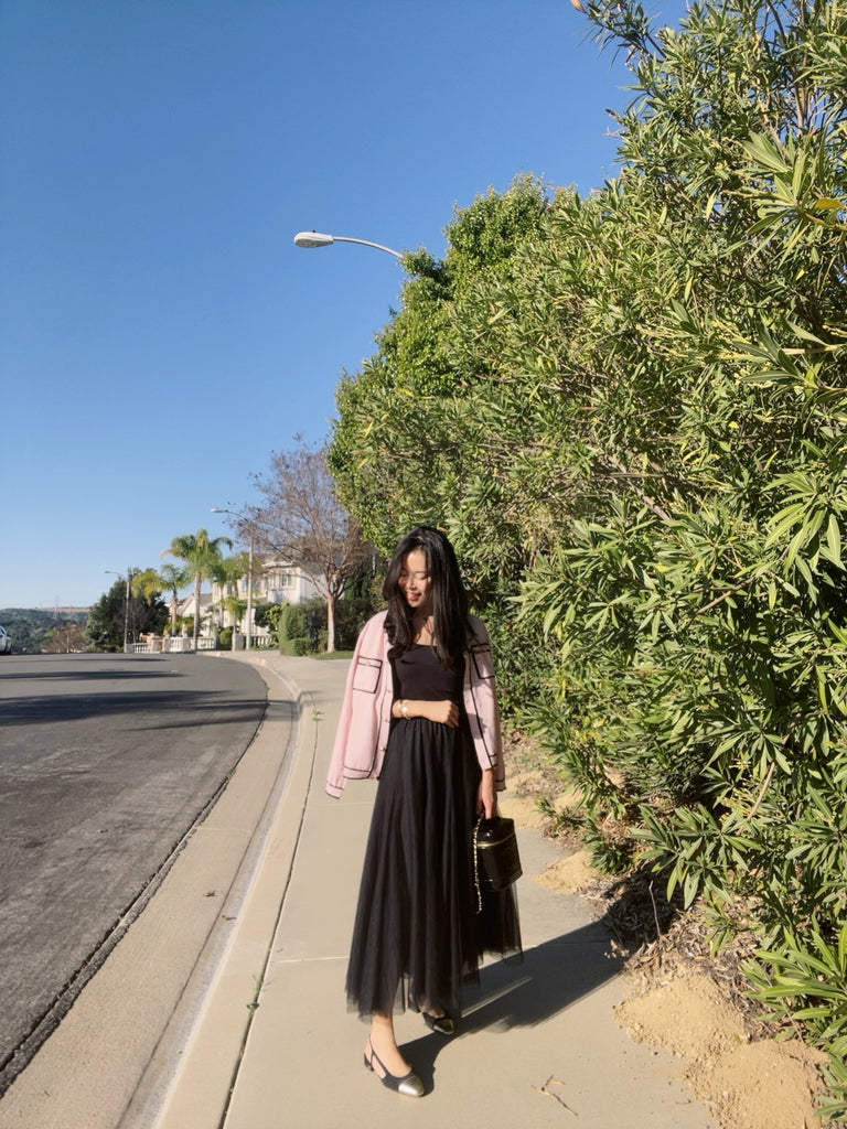 CHA CHA Contrasting-Trim Wool Cardigan (2 Colors)