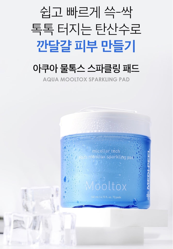MEDI-PEEL Aqua Mooltox Sparkling Pad (70ea)
