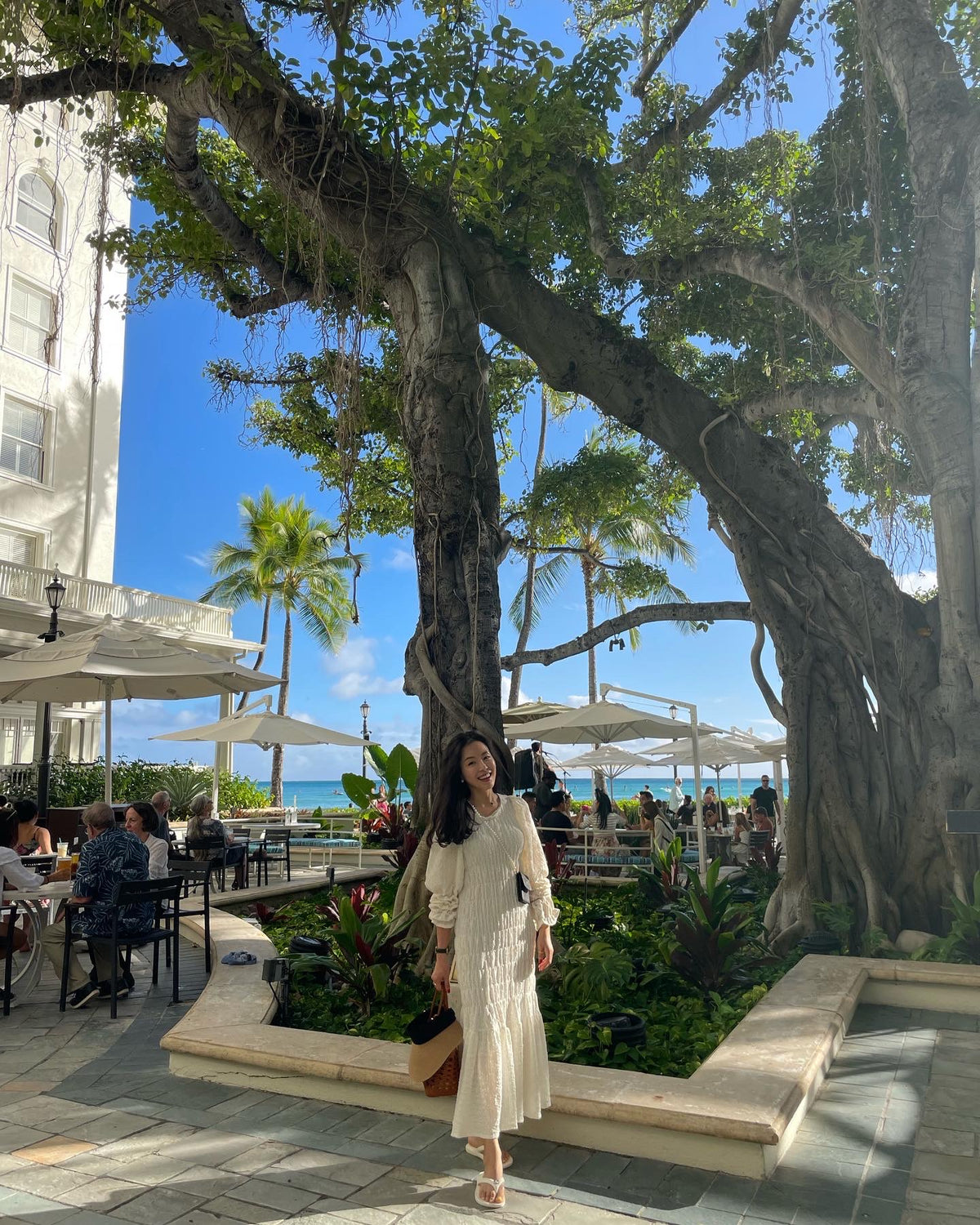 April Ruffle Long Sleeve Mermaid Dress