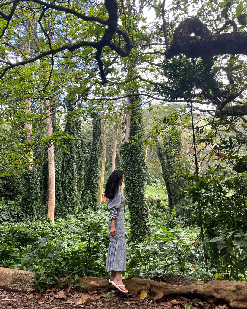 April Ruffle Long Sleeve Mermaid Dress