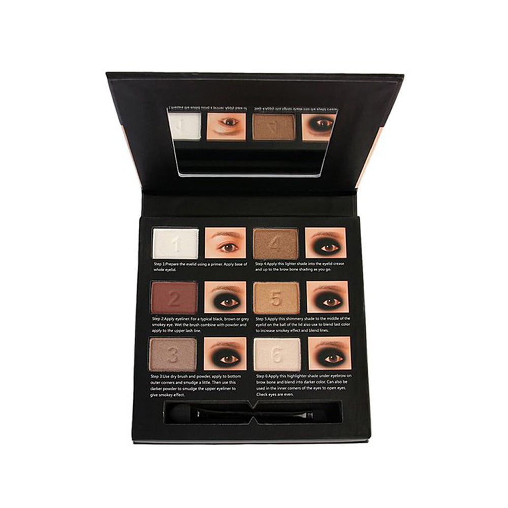 OKALAN Smokey Eyes Eyeshadow Palette_Brown - Angie&Ash